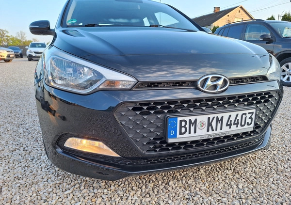 Hyundai i20 cena 32444 przebieg: 155300, rok produkcji 2015 z Kluczbork małe 596